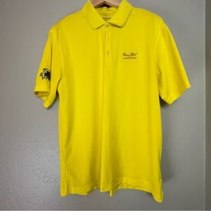 NIKE GOLF Polo Shirt Mens Yellow Ocean Club Paradise Island Size L